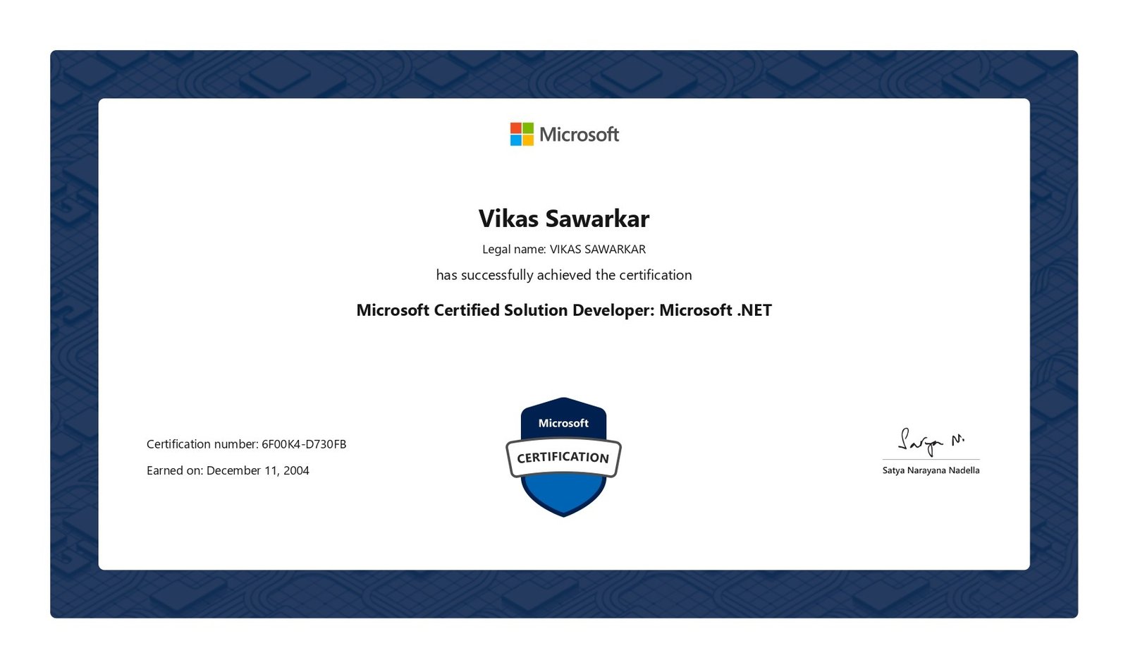 2004.12.11 Credentials 68753115 MCSD 1 page 0001
