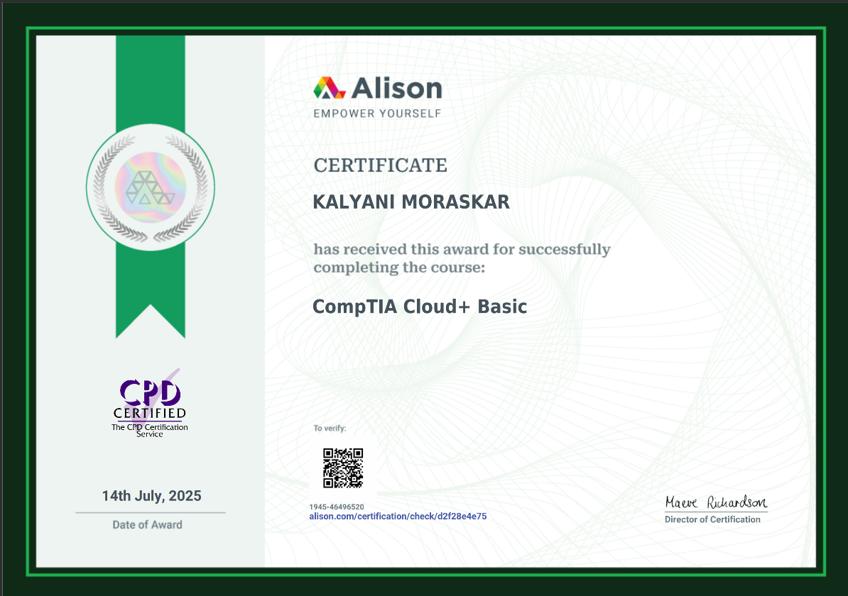 CompTIA Cloud