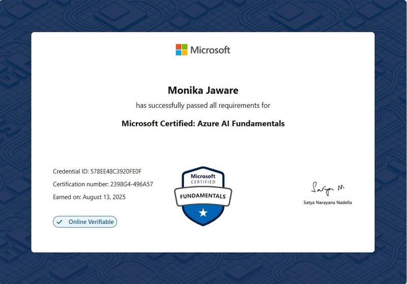 AI-900 Certification